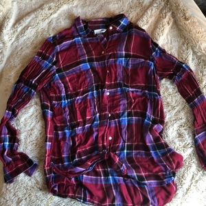 Light Flannel Top